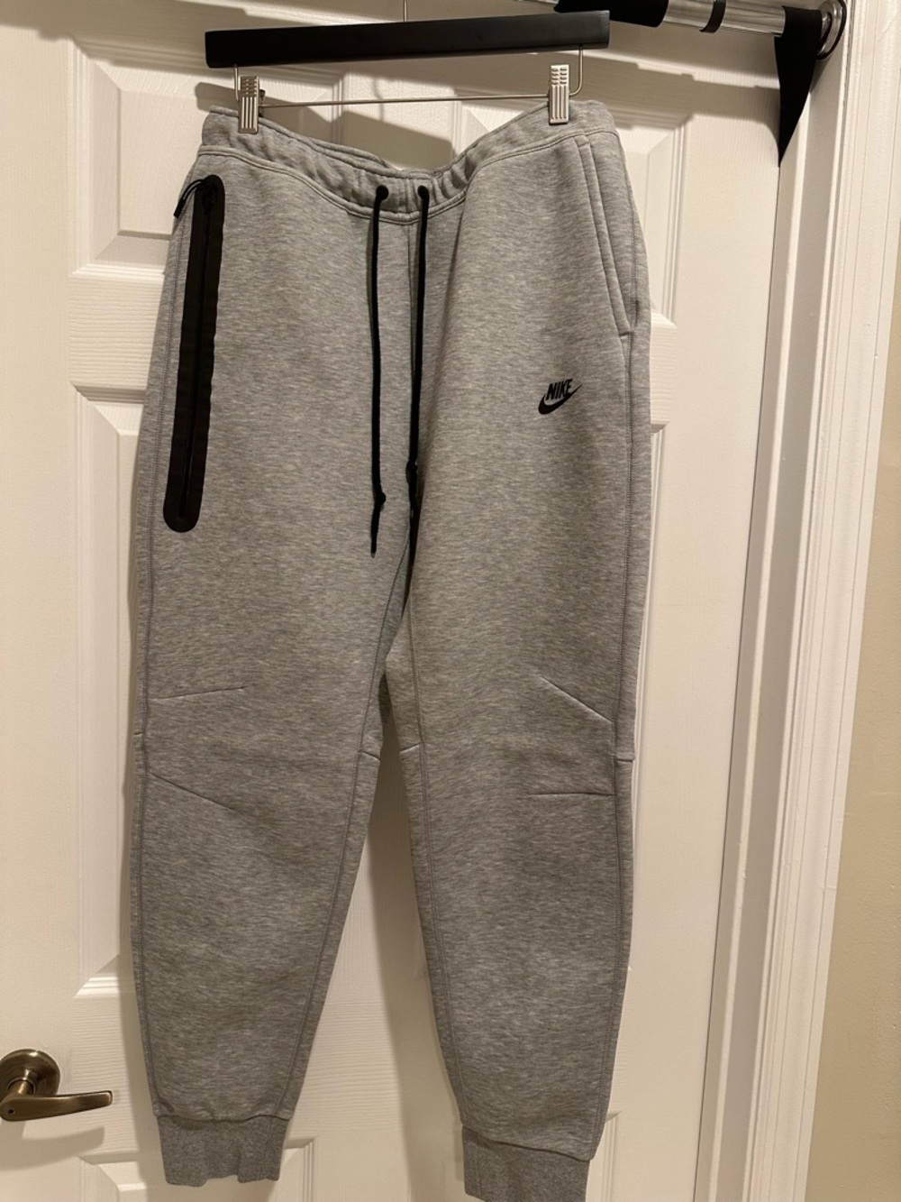 Nike Grey Jogger Sweatpants with Black Accents
